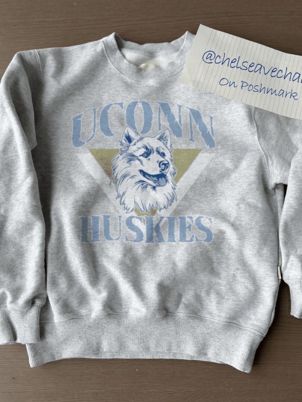 Vintage UConn Huskies Sweatshirt, University of Connecticut UConn Huskies Shirt